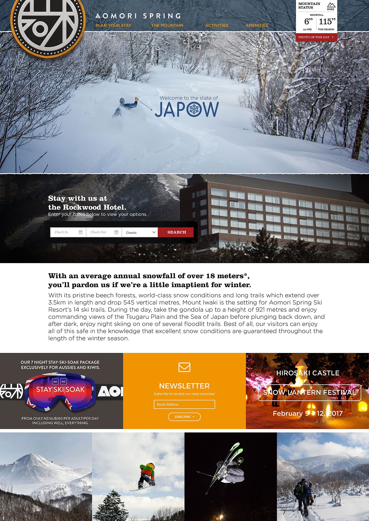 Aomori Spring Website